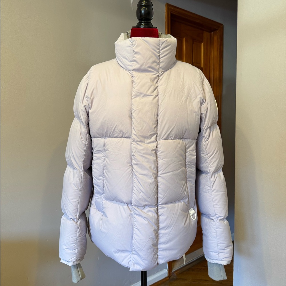 Canada Goose Junction Padded Pastel Lilac Puffer Parka Jacket - Picture 4 of 12